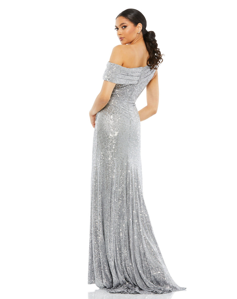 Mac Duggal 26550-Platinum-BK