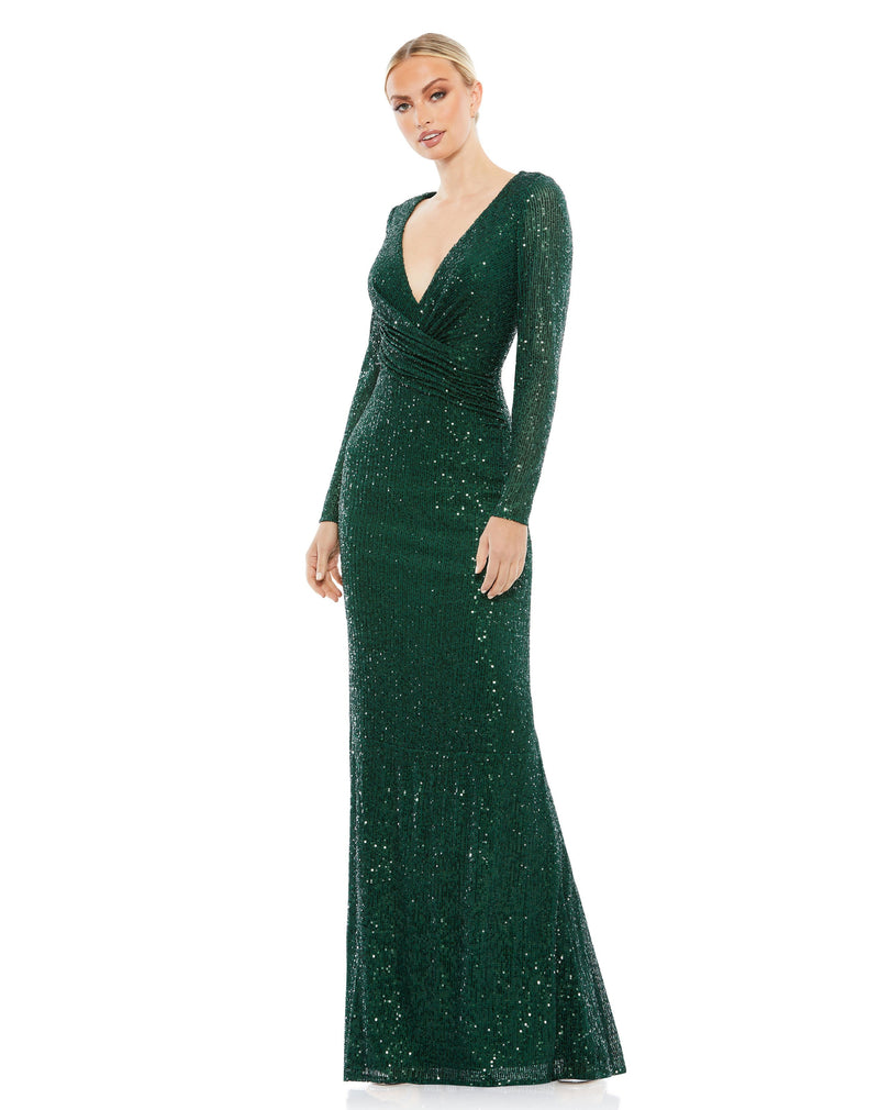 Mac Duggal 26574-DarkEmerald-AB