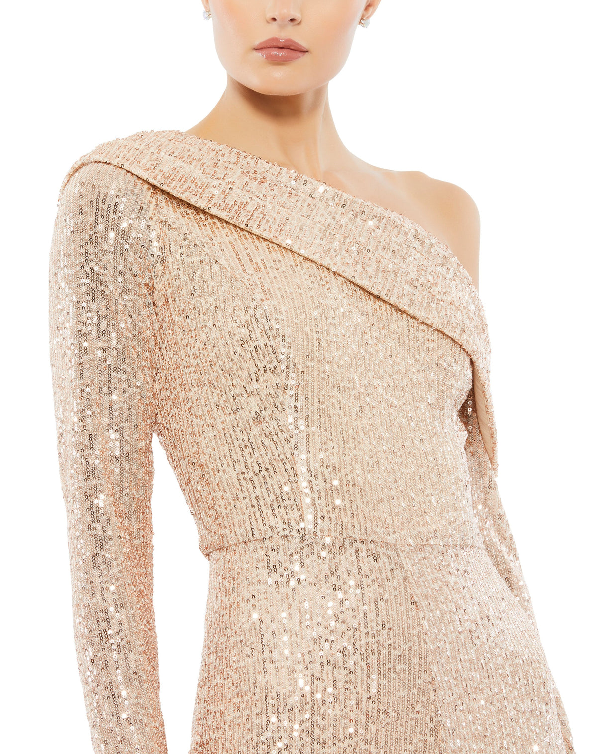 Mac Duggal 26596-RoseGold-CL