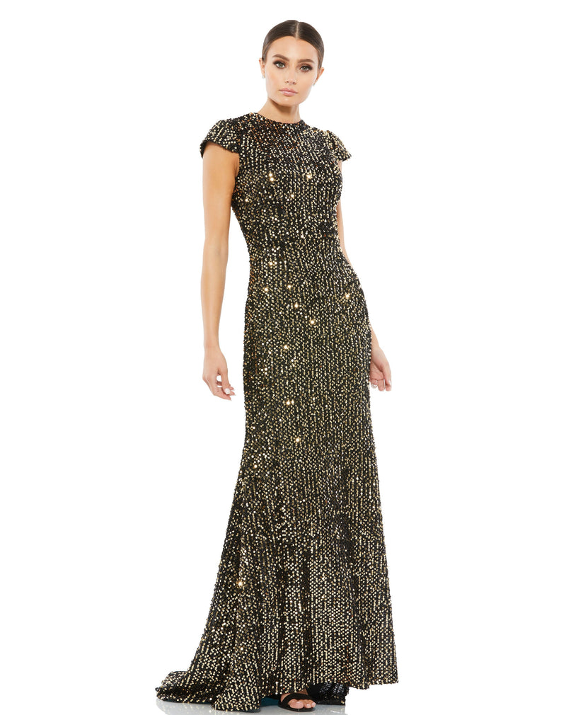 Mac Duggal 26647-BlackGold-AB