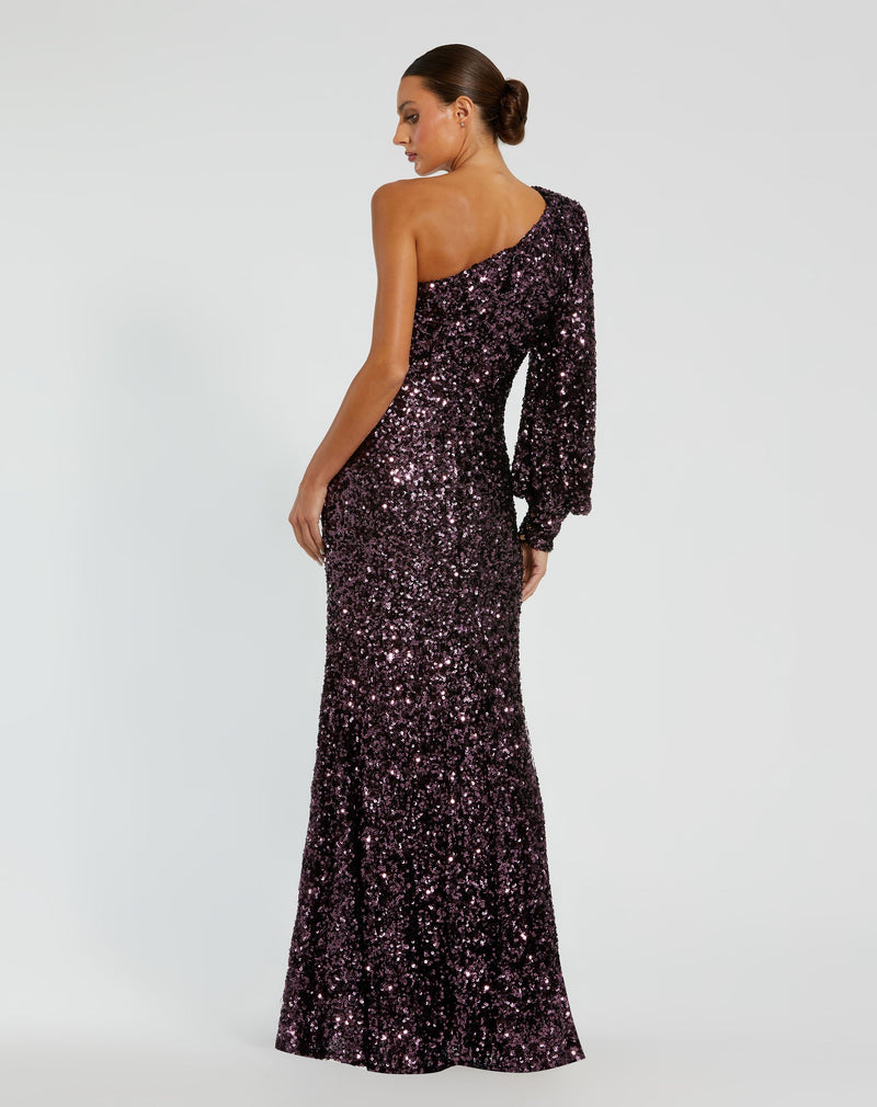 Mac Duggal 26717-Aubergine-BK