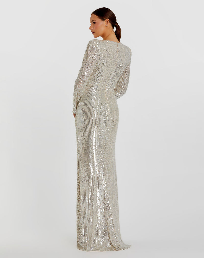 Mac Duggal 26723-Nude-BK