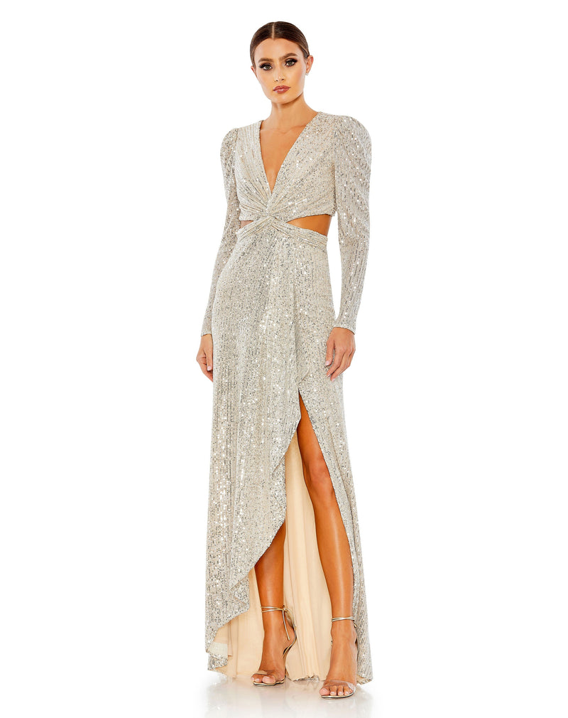 Mac Duggal 26739-Nude-AB