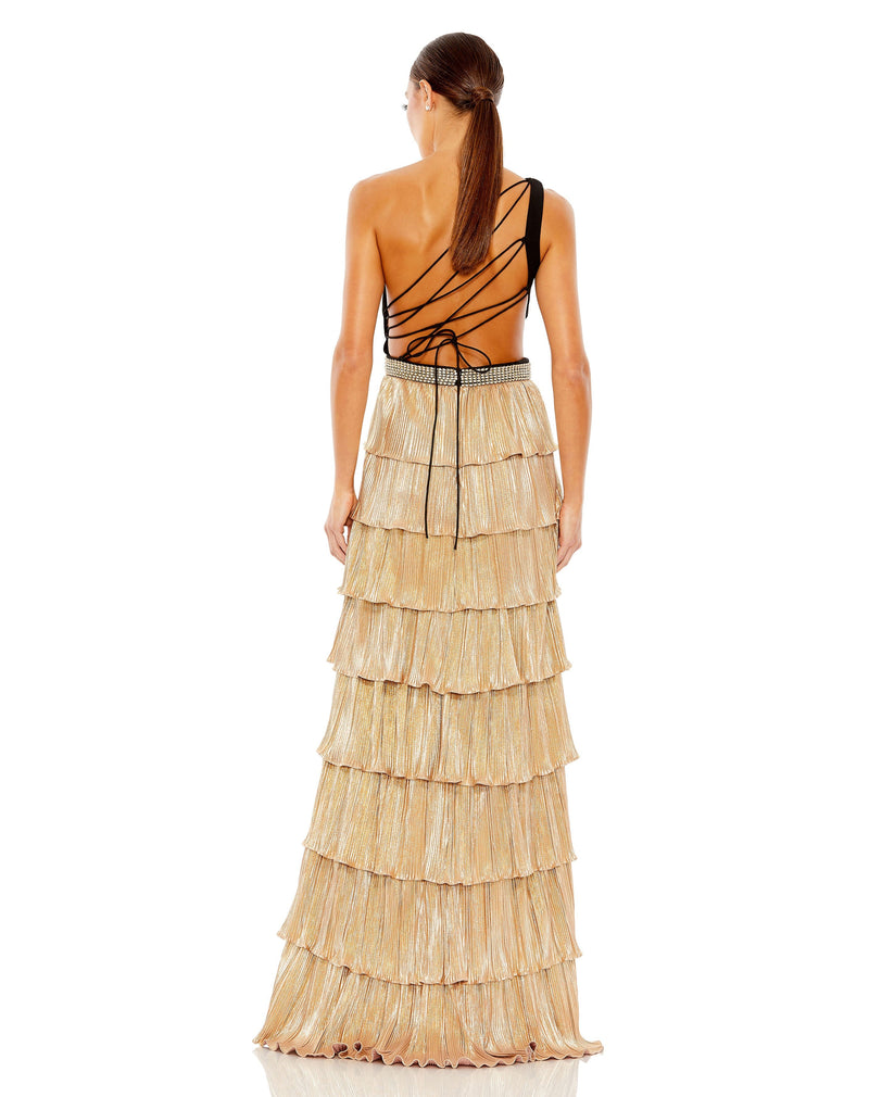 Mac Duggal 26742-BlackGold-BK