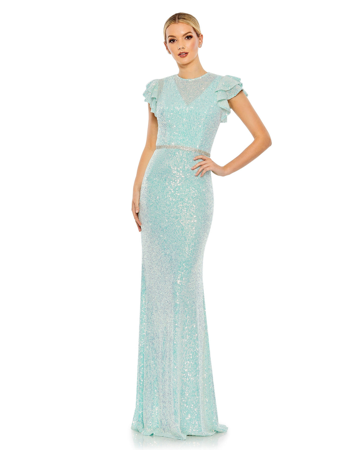 Mac Duggal 26942-IceBlue-AB