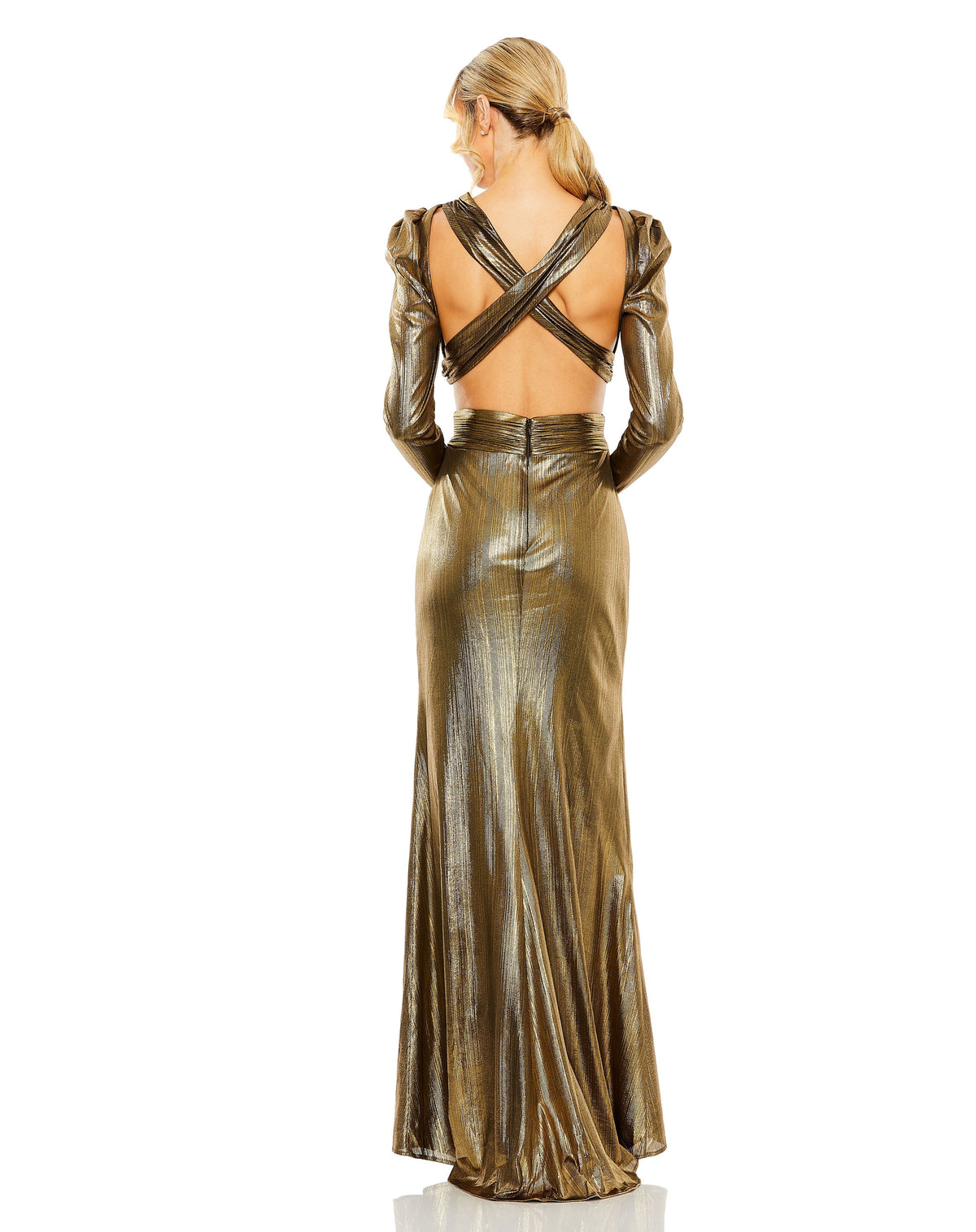 Mac Duggal 27060-AntiqueGold-BK