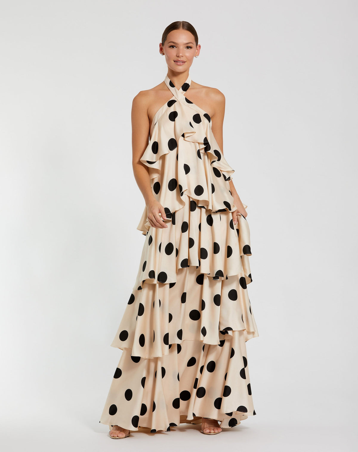 Mac Duggal 27540-CreamBlack-AB