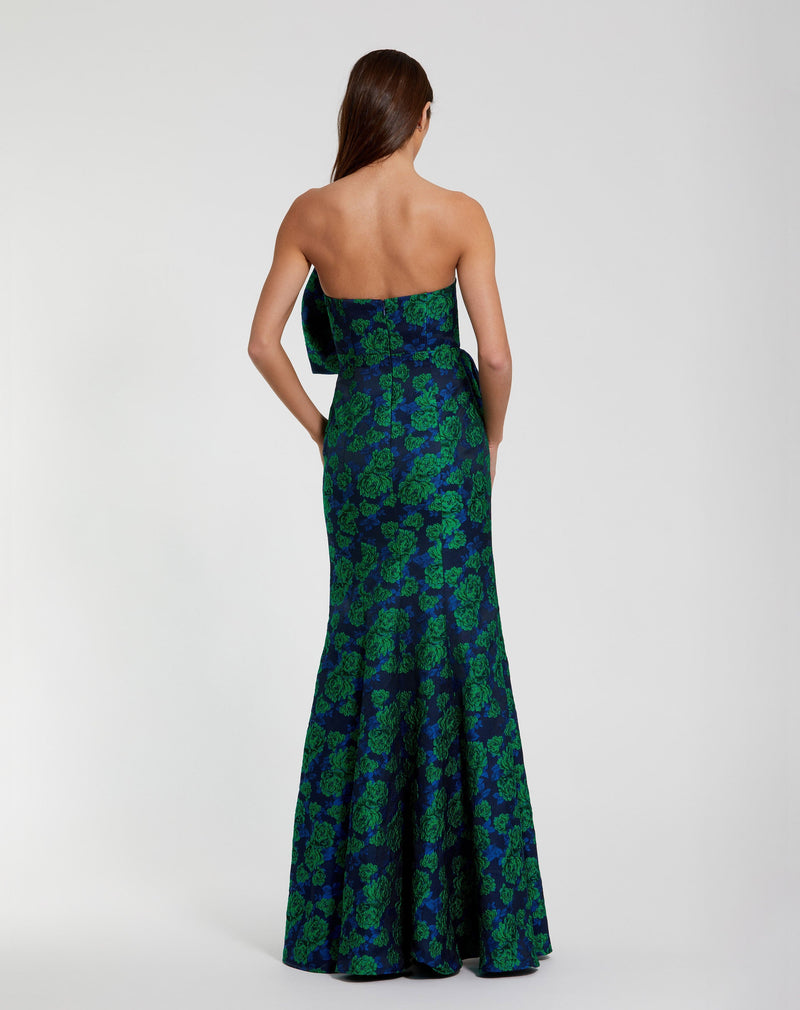 Mac Duggal 27593-EmeraldMulti-BK