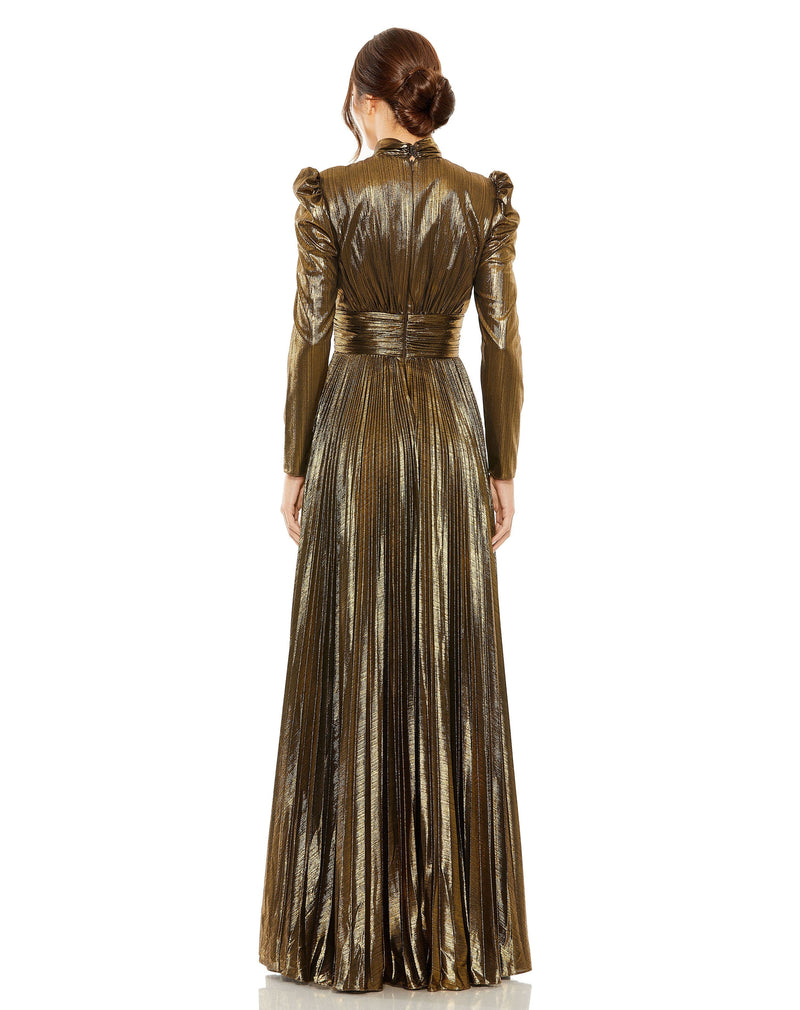 Mac Duggal 30758-AntiqueGold-BK