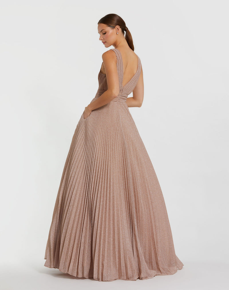 Mac Duggal 30773-RoseGold-BK