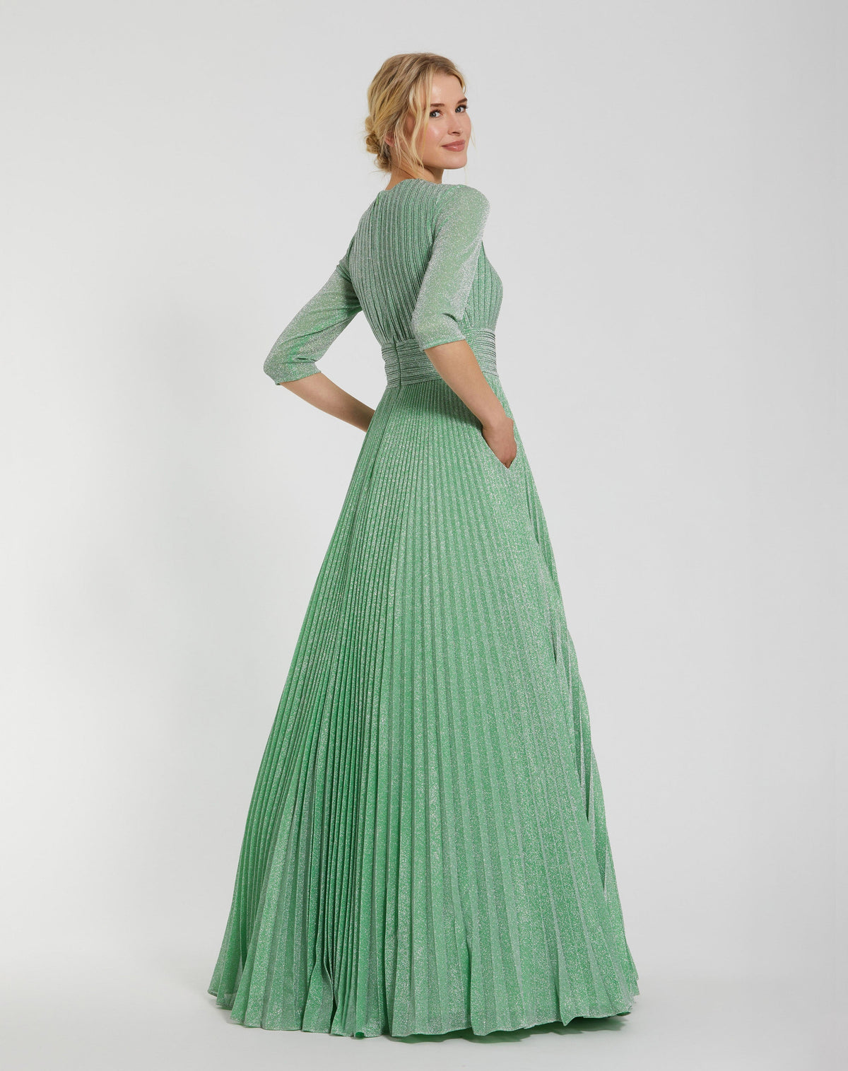 Mac Duggal 30775-Sage-BK