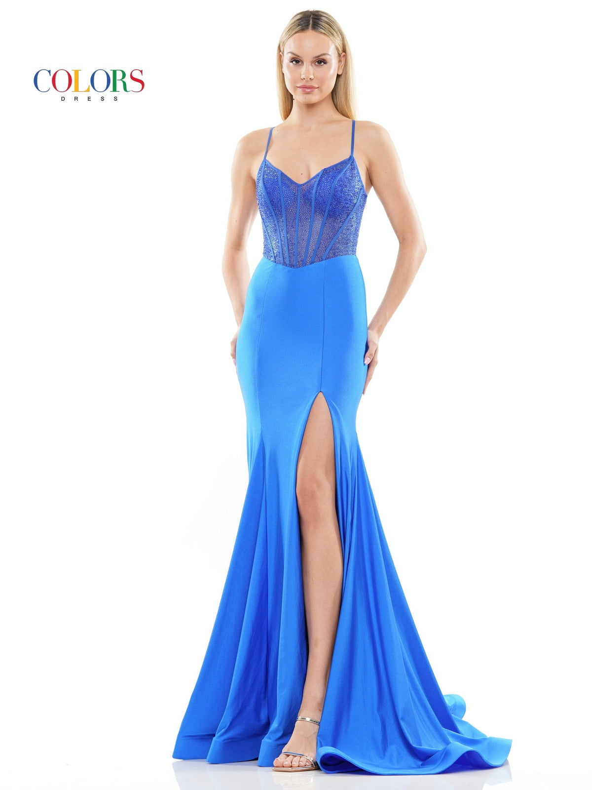 Colors Dress 3131_ROYAL_FRONT