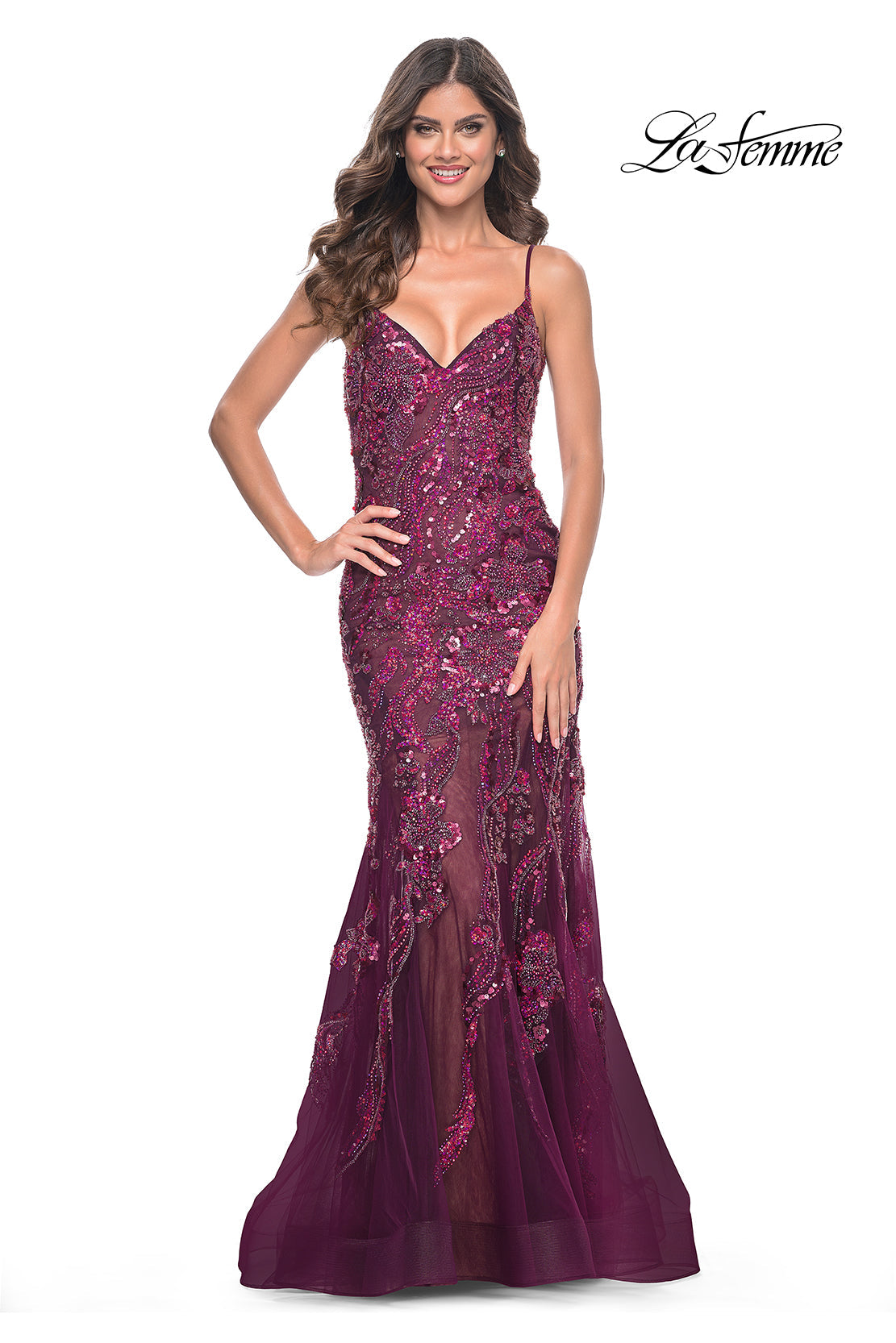 La Femme 32049_DarkBerry_F