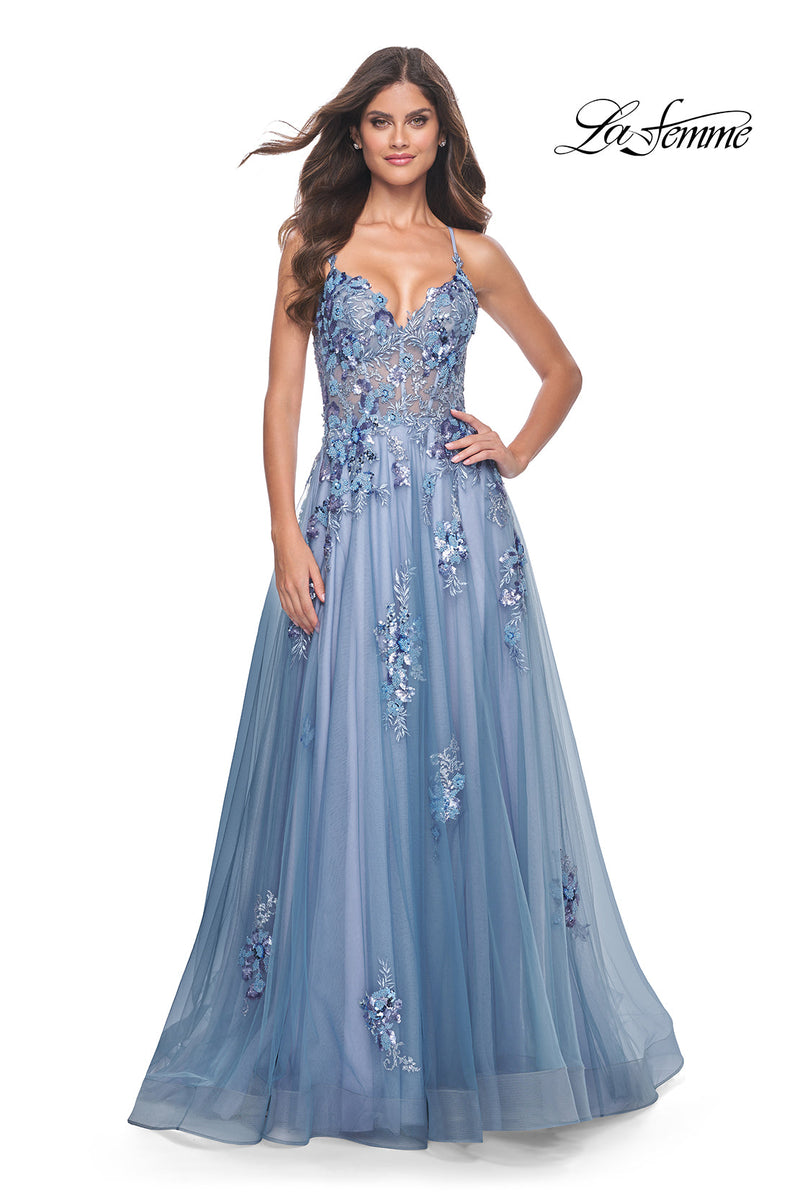 La Femme 32057_SlateBlue_F2