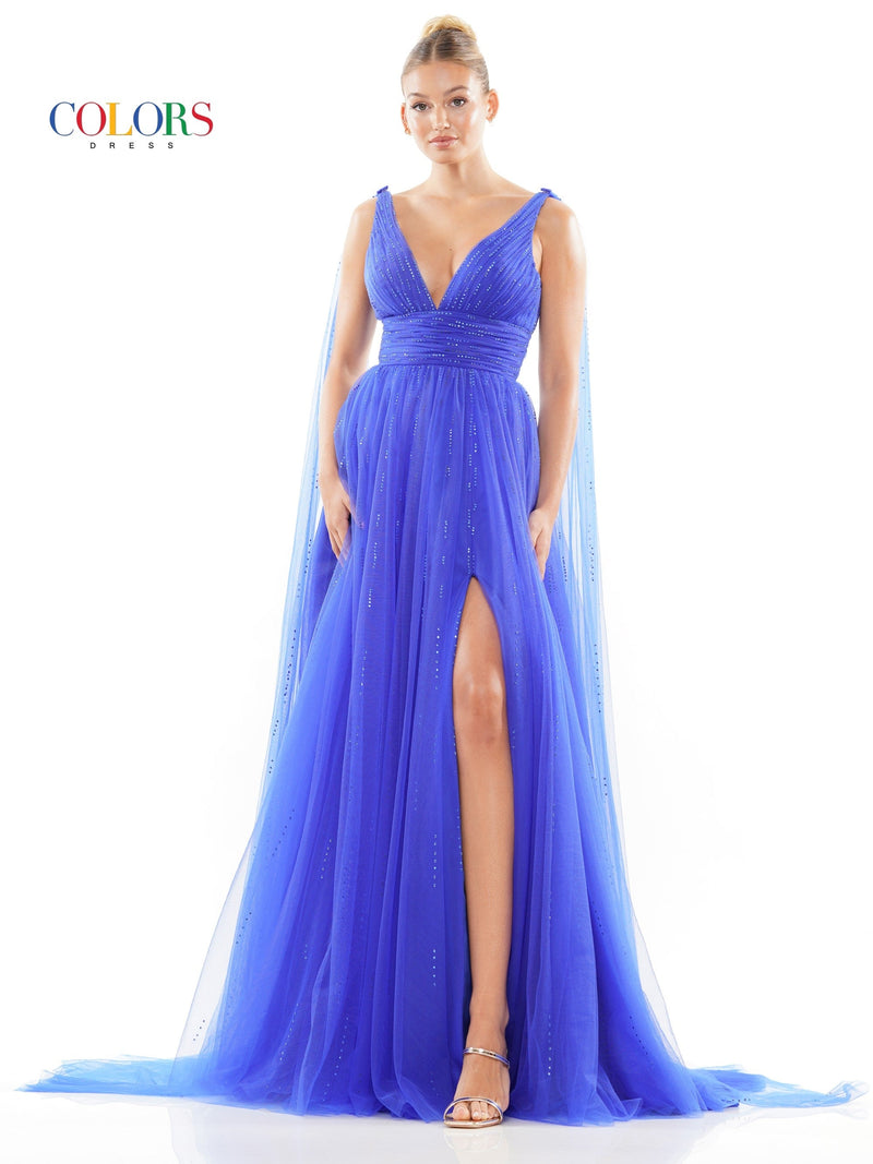 Colors Dress 3242_ROYAL_FRONT