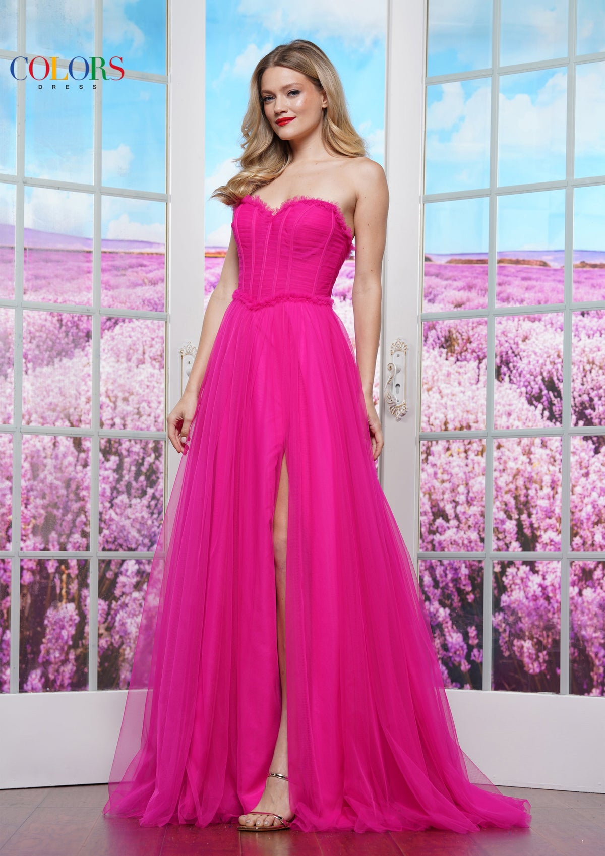 Colors Dress 3486_HOT_PINK_8795