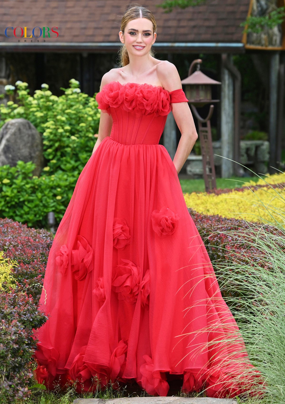 Colors Dress 3489_RED_152140