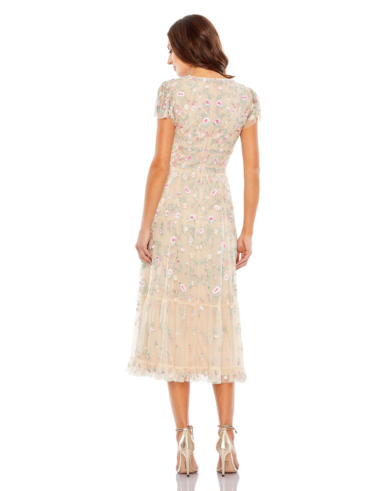 Mac Duggal 35104-NudeMulti-BK