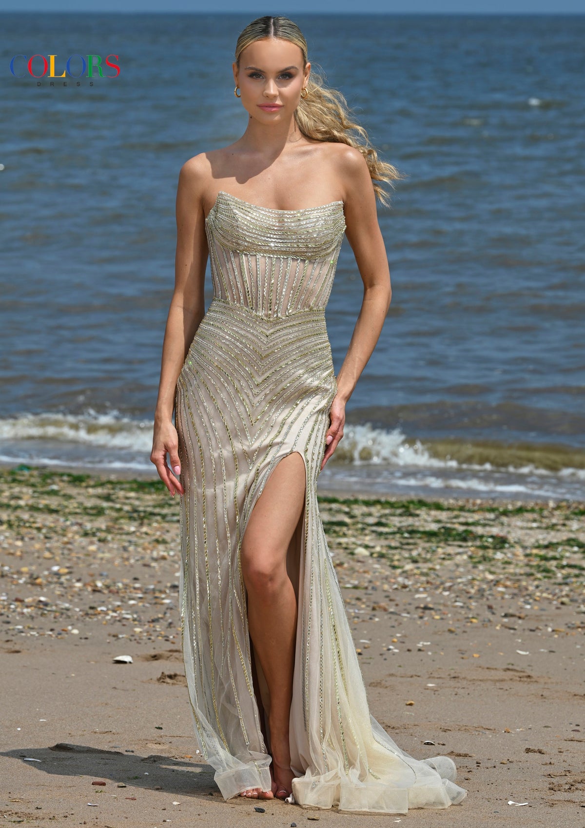 Colors Dress 3568_LIGHT_GOLD_150776