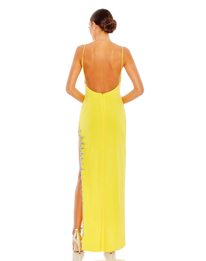 Mac Duggal 42002-Yellow-BK