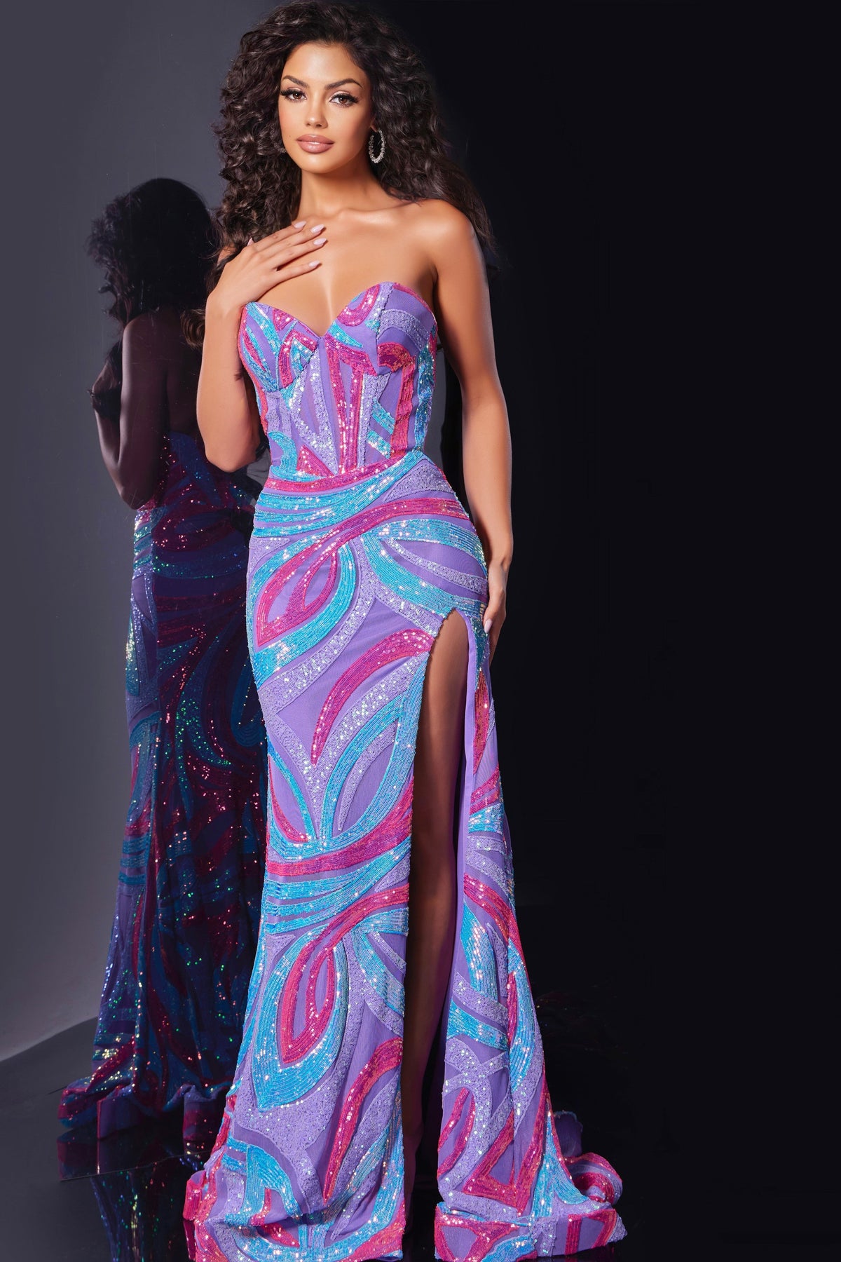 Jovani 43058_ORCHID_PINK_BLUE_FRONT