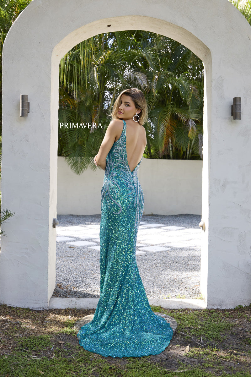 Primavera Couture 4333_TEAL_BACK