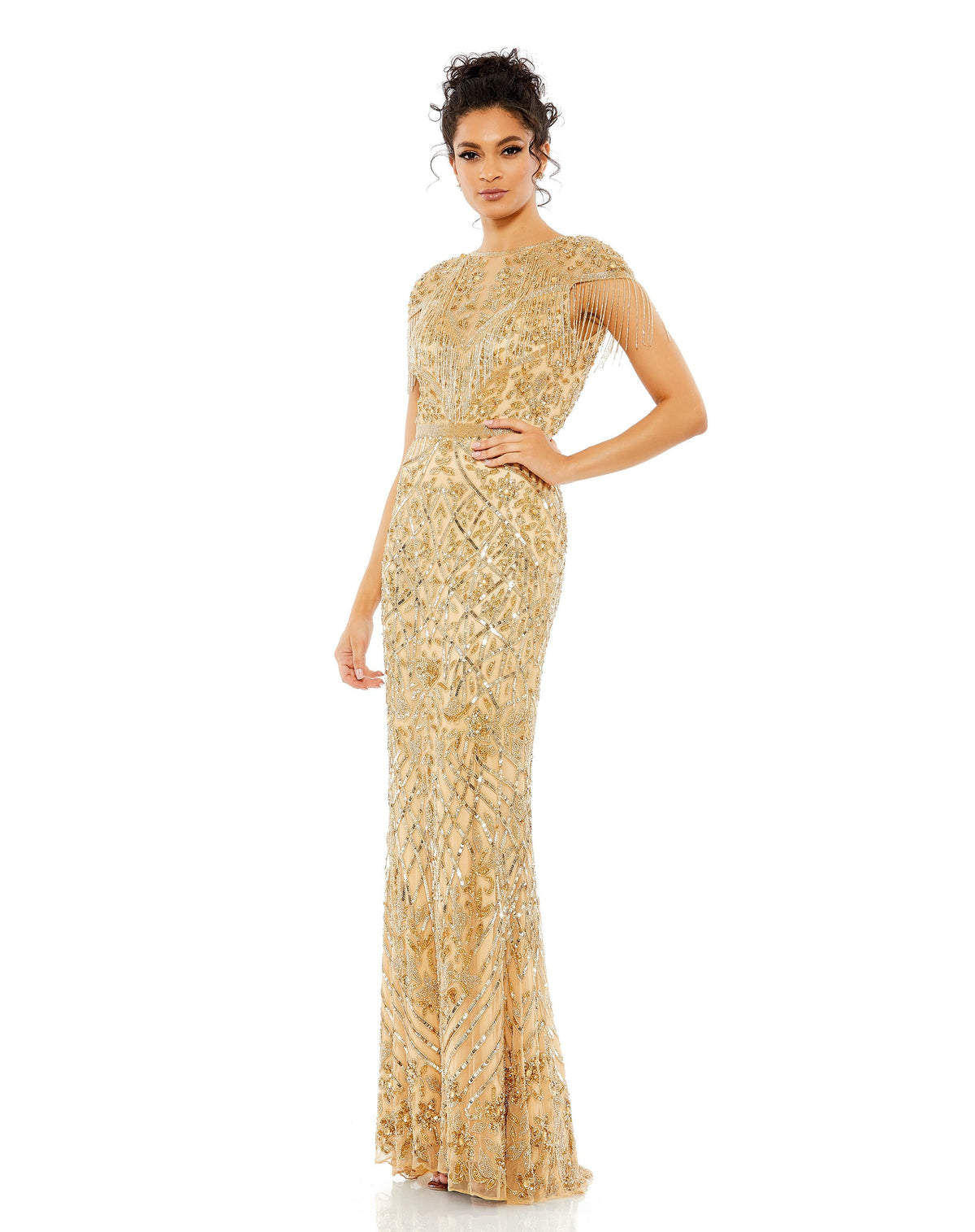 Mac Duggal 4715-LightGold-AB