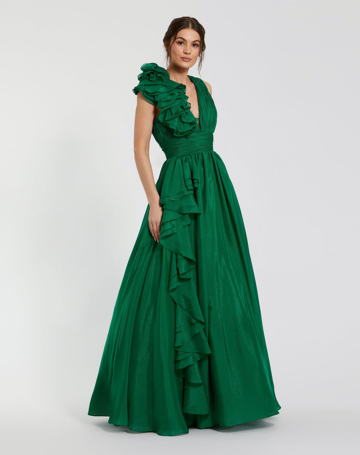 Mac Duggal 48856-Emerald-AB