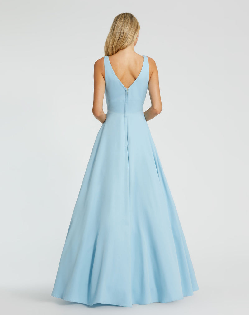 Mac Duggal 48924-PowderBlue-BK