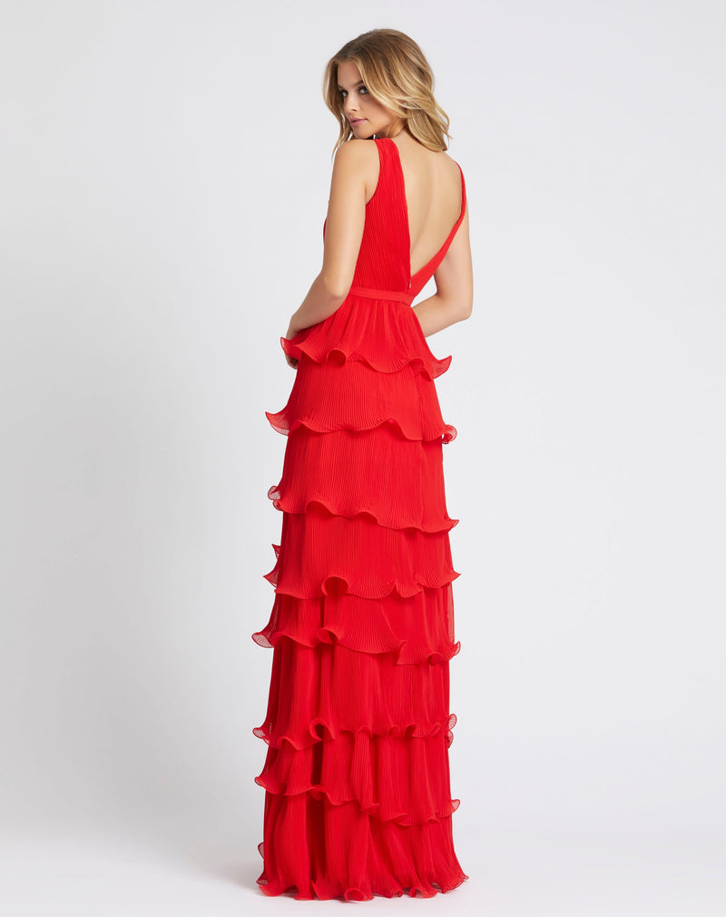 Mac Duggal 49054-Red-BK