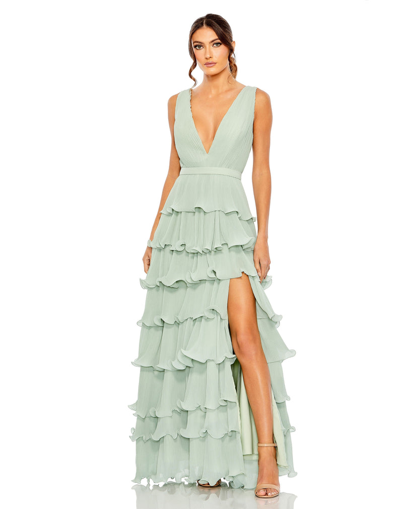 Mac Duggal 49054-Sage-AB