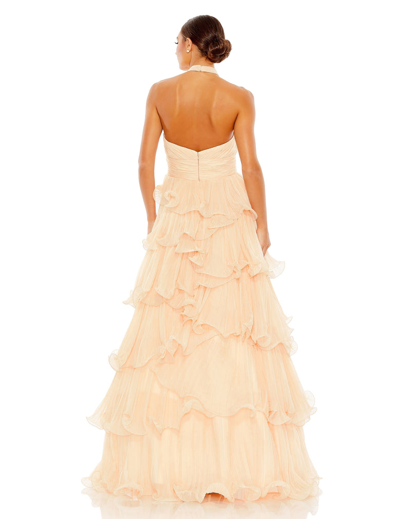Mac Duggal 49535-Peach-BK