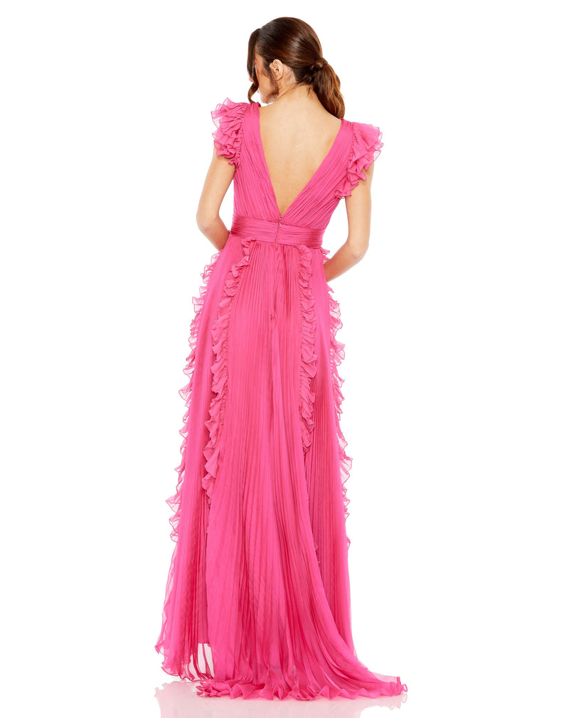 Mac Duggal 49539-Fuchsia-BK