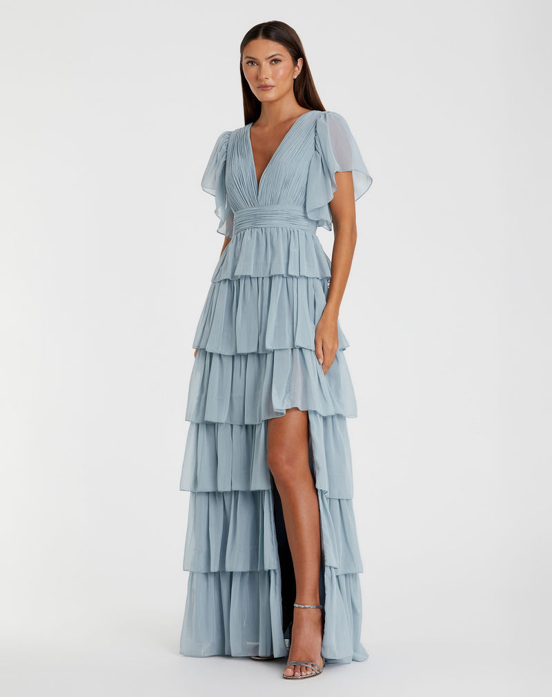 Mac Duggal 49595-SlateBlue-AB