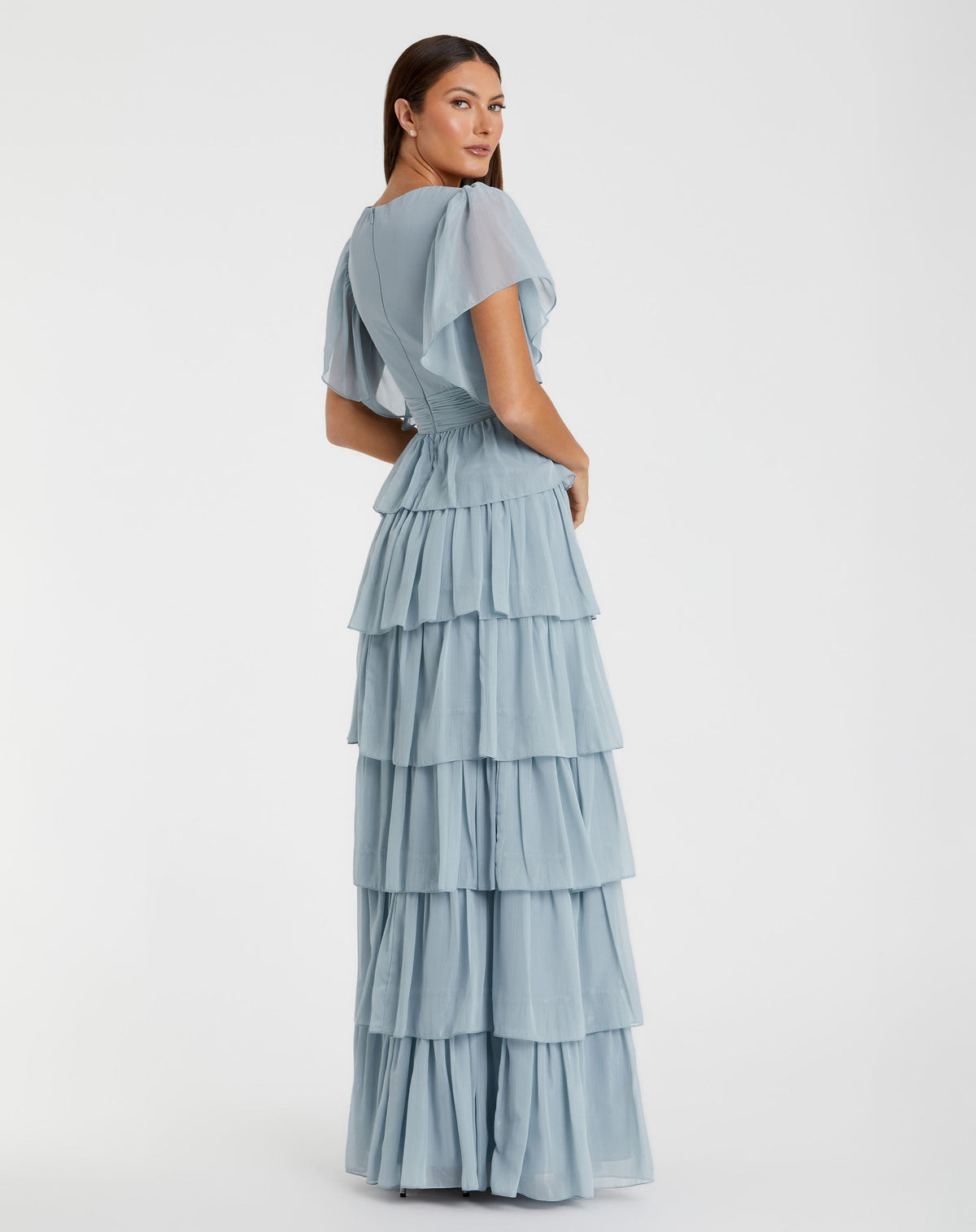 Mac Duggal 49595-SlateBlue-BK