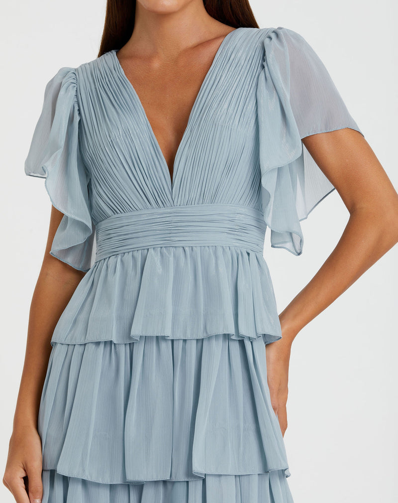 Mac Duggal 49595-SlateBlue-CL