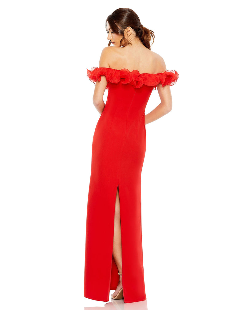 Mac Duggal 49643-Red-BK