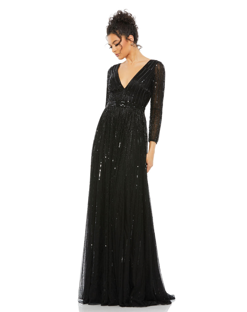 Mac Duggal 4977-Black-AB