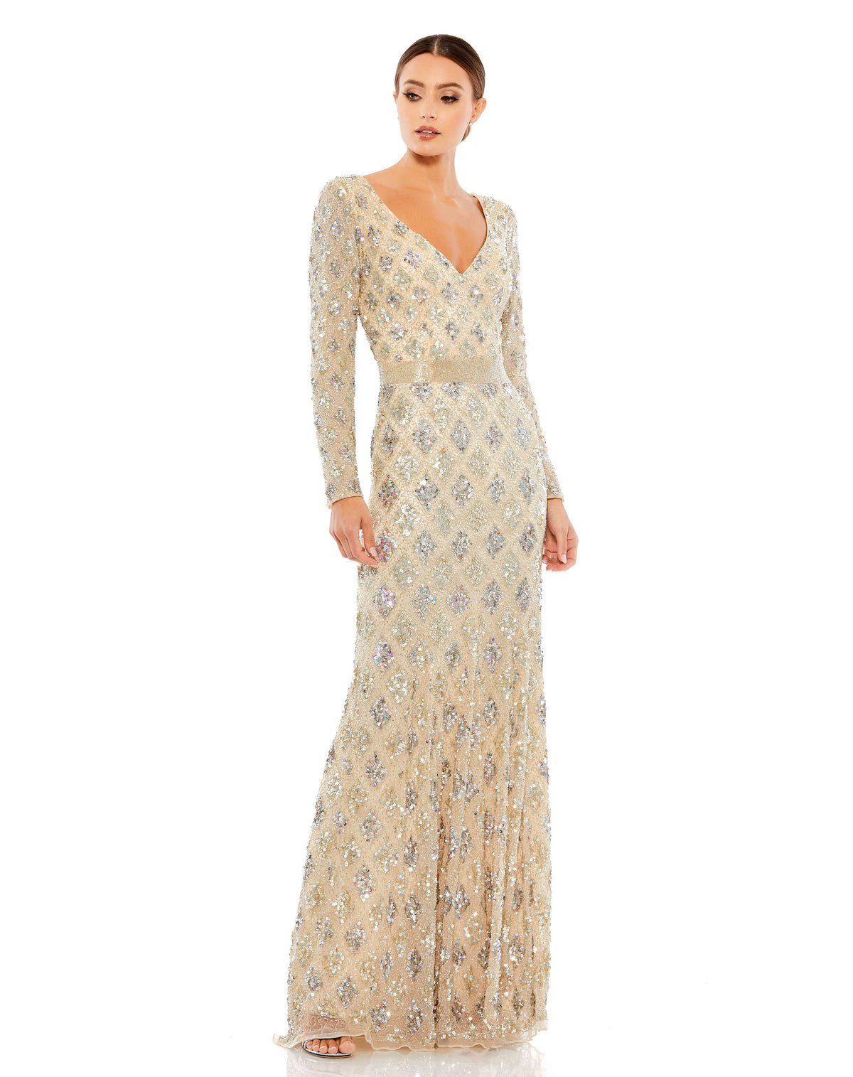Mac Duggal 5021-Nude-AB