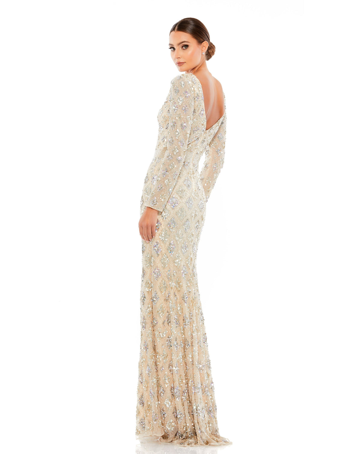Mac Duggal 5021-Nude-BK
