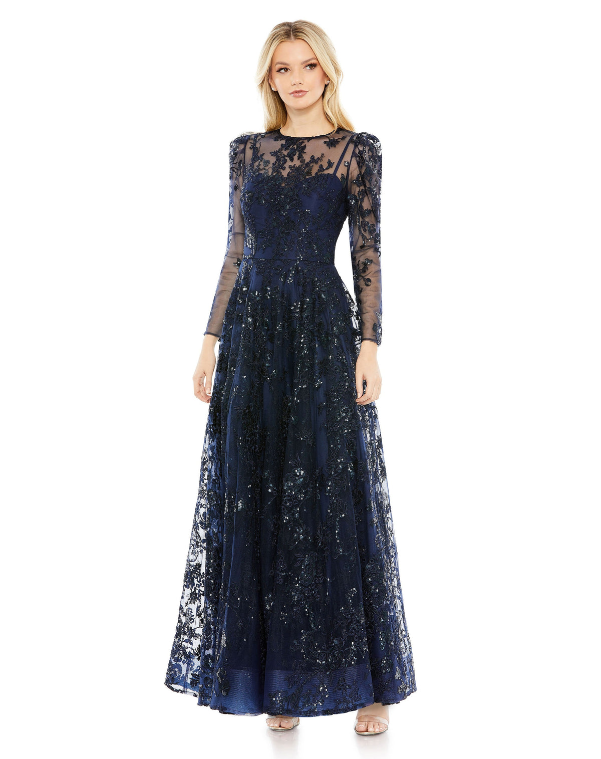 Mac Duggal 50664-Navy-AB