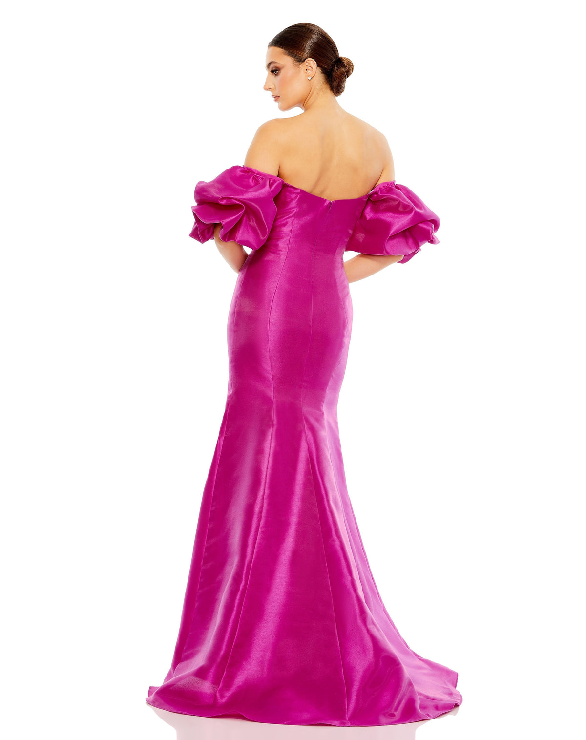 Mac Duggal 50677-Fuchsia-BK