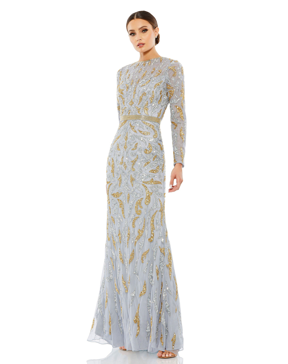 Mac Duggal 5124-PlatinumGold-AB