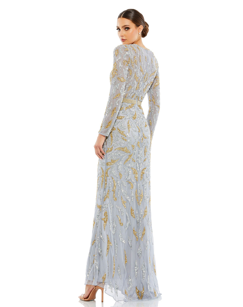 Mac Duggal 5124-PlatinumGold-BK