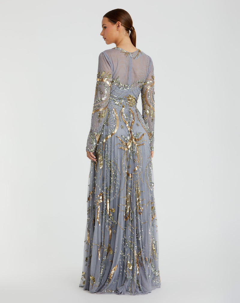 Mac Duggal 5217-PlatinumGold-BK