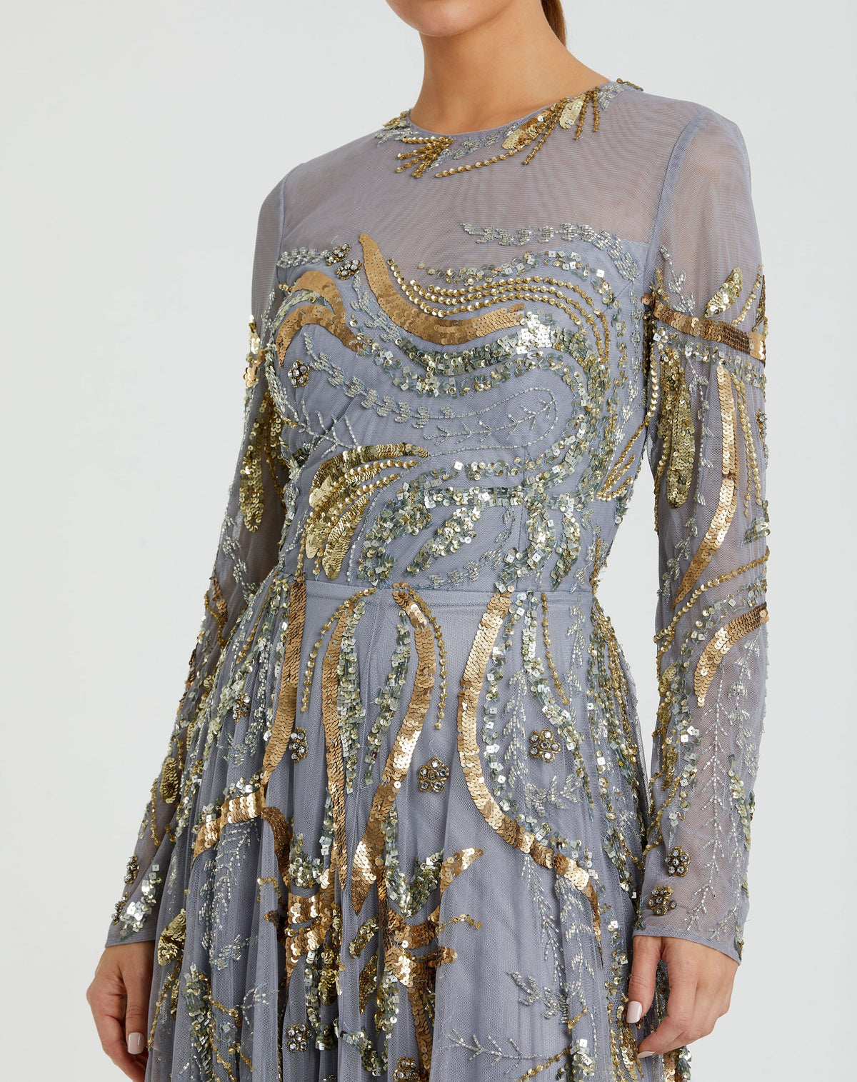 Mac Duggal 5217-PlatinumGold-CL