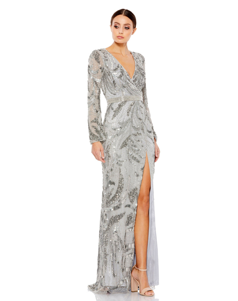 Mac Duggal 5222-Platinum-AB