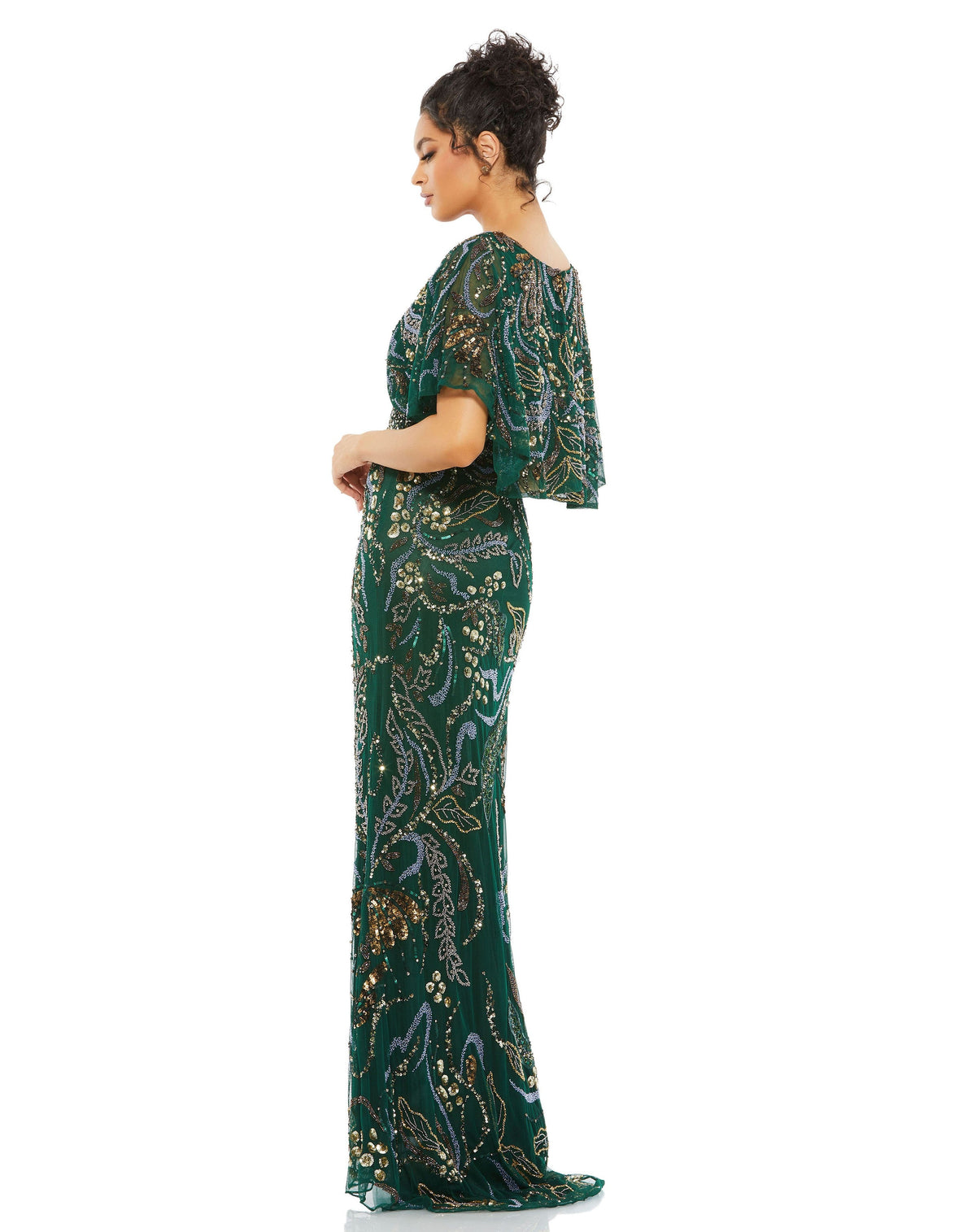 Mac Duggal 5239-Emerald-BK