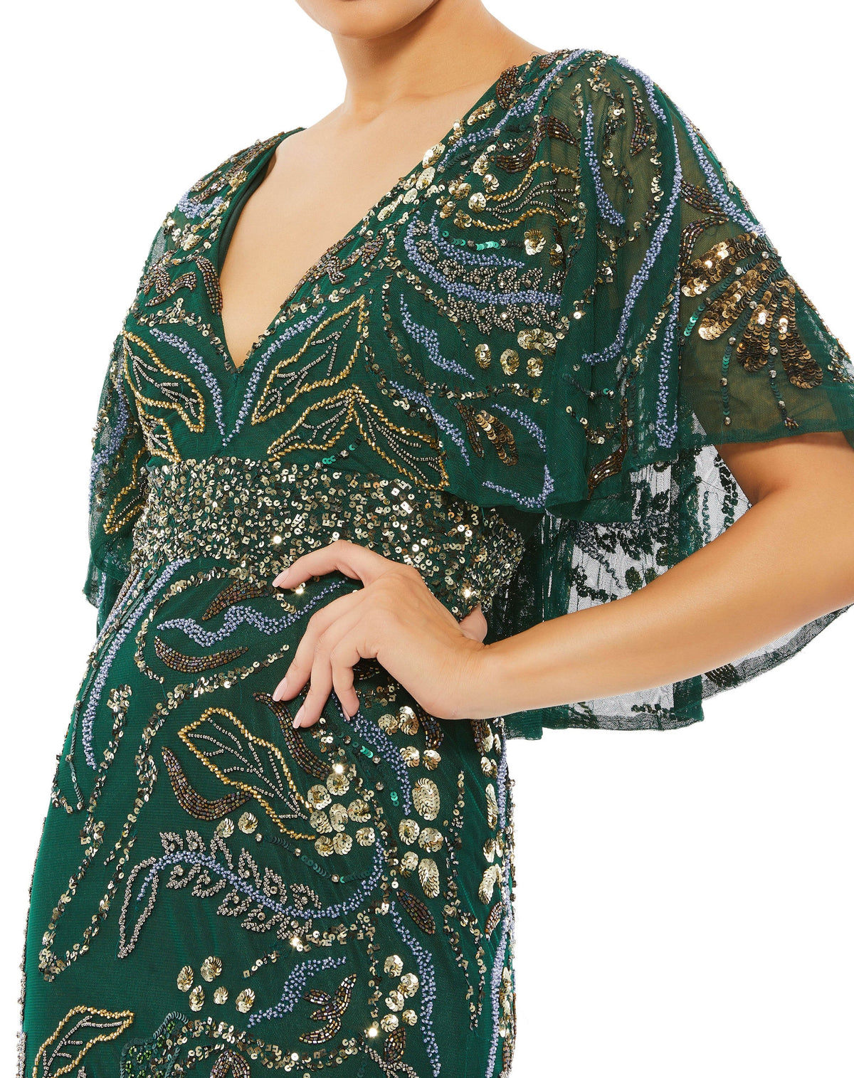 Mac Duggal 5239-Emerald-CL