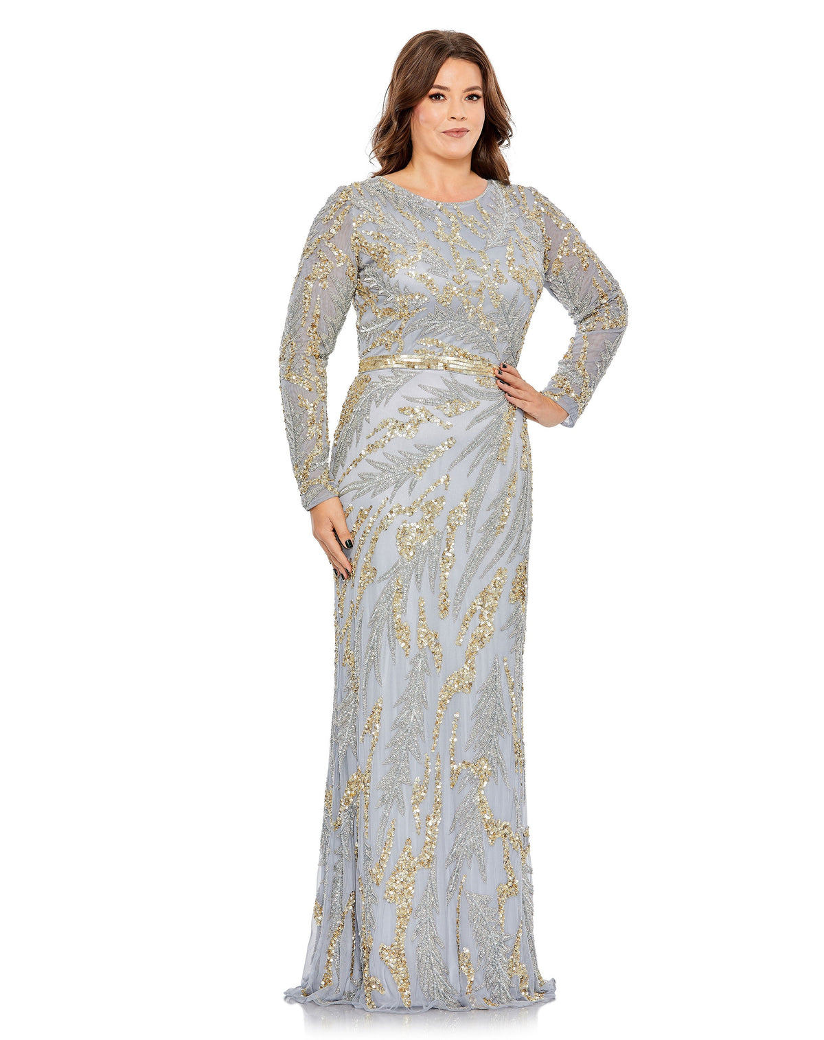 Mac Duggal 5358-PlatinumGold-AB